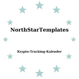Crypto Tracking Calendar Premium Printable and Editable Template DE EN ES