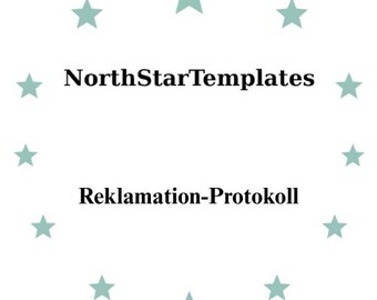 Complaint Log Premium Printable and Editable Template DE EN ES