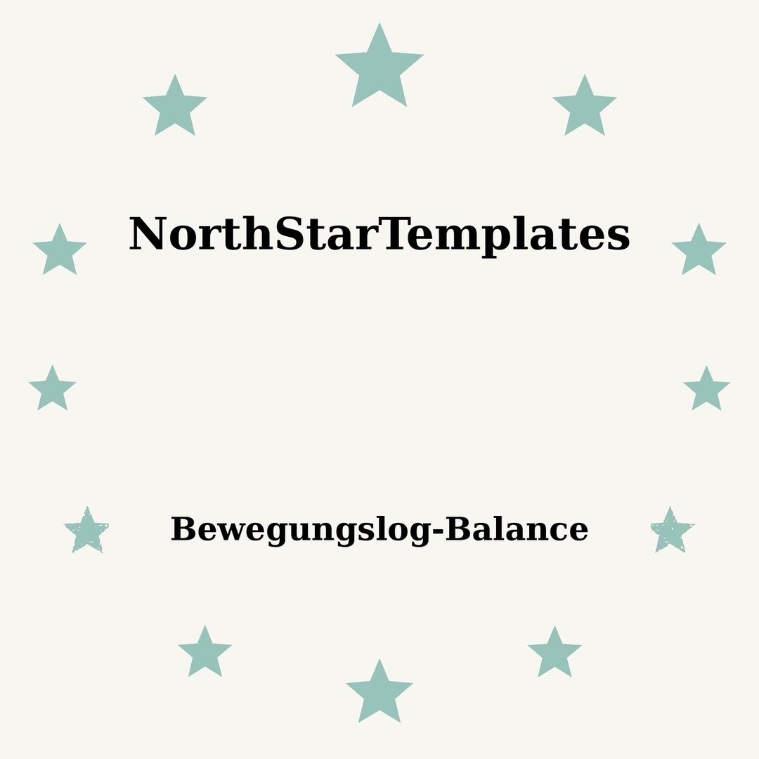 Balance Movement Log Premium Printable and Editable Template DE EN ES ...