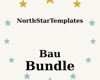 Construction Templates Bundle – 3-piece complete set
