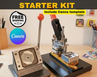 Magnet Maker Business Starter Kit – Lanceer je eigen magneetbedrijf! Inclusief 100 of 1000 benodigdheden | Meerdere maten | GRATIS verzending