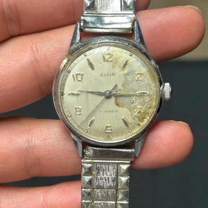 Montre-bracelet Vintage Homme WALTHAM 17 Rubis - Montre ELGIN - Sans Bracelet - Non Testée