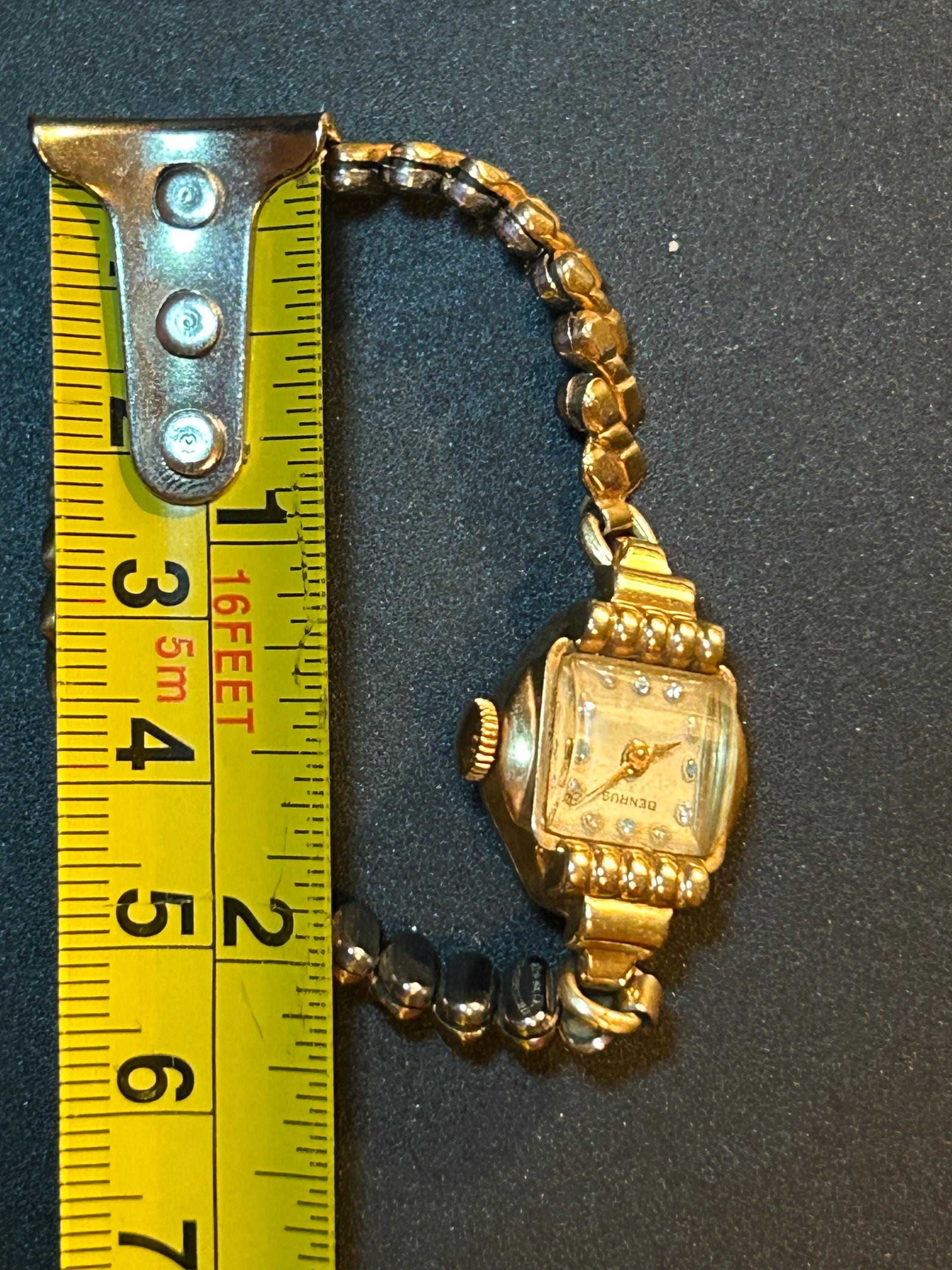 Vintage Benrus Womens Watch 10K RGP Bezel Enamel 1/20-10k-gf  display picture 3