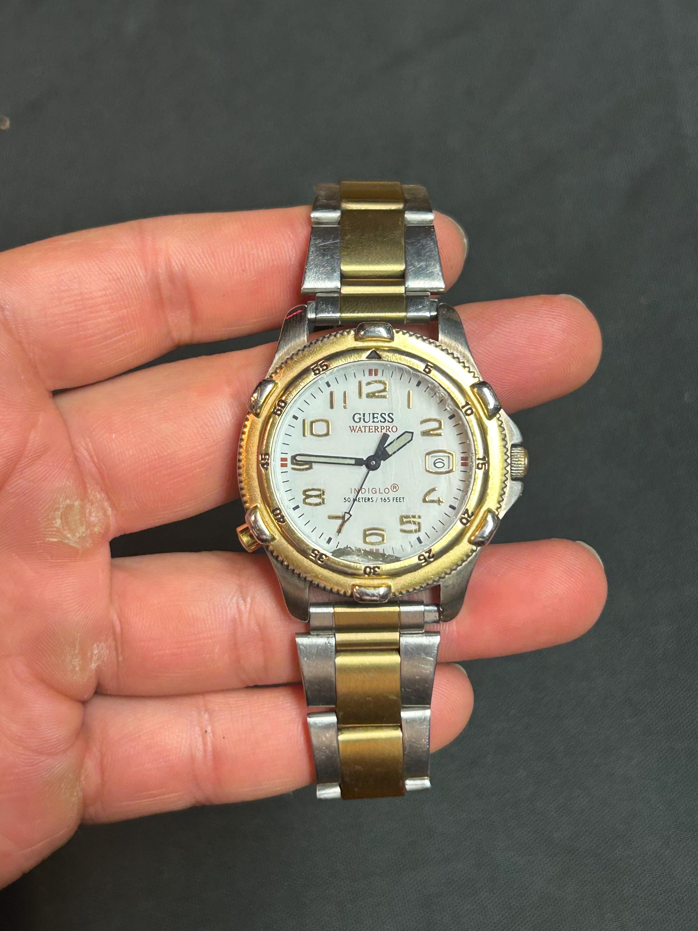 Montre GUESS G4 INDIGLO Vintage Années 90 - Neuf Avec étiquettes (NOS), Rare