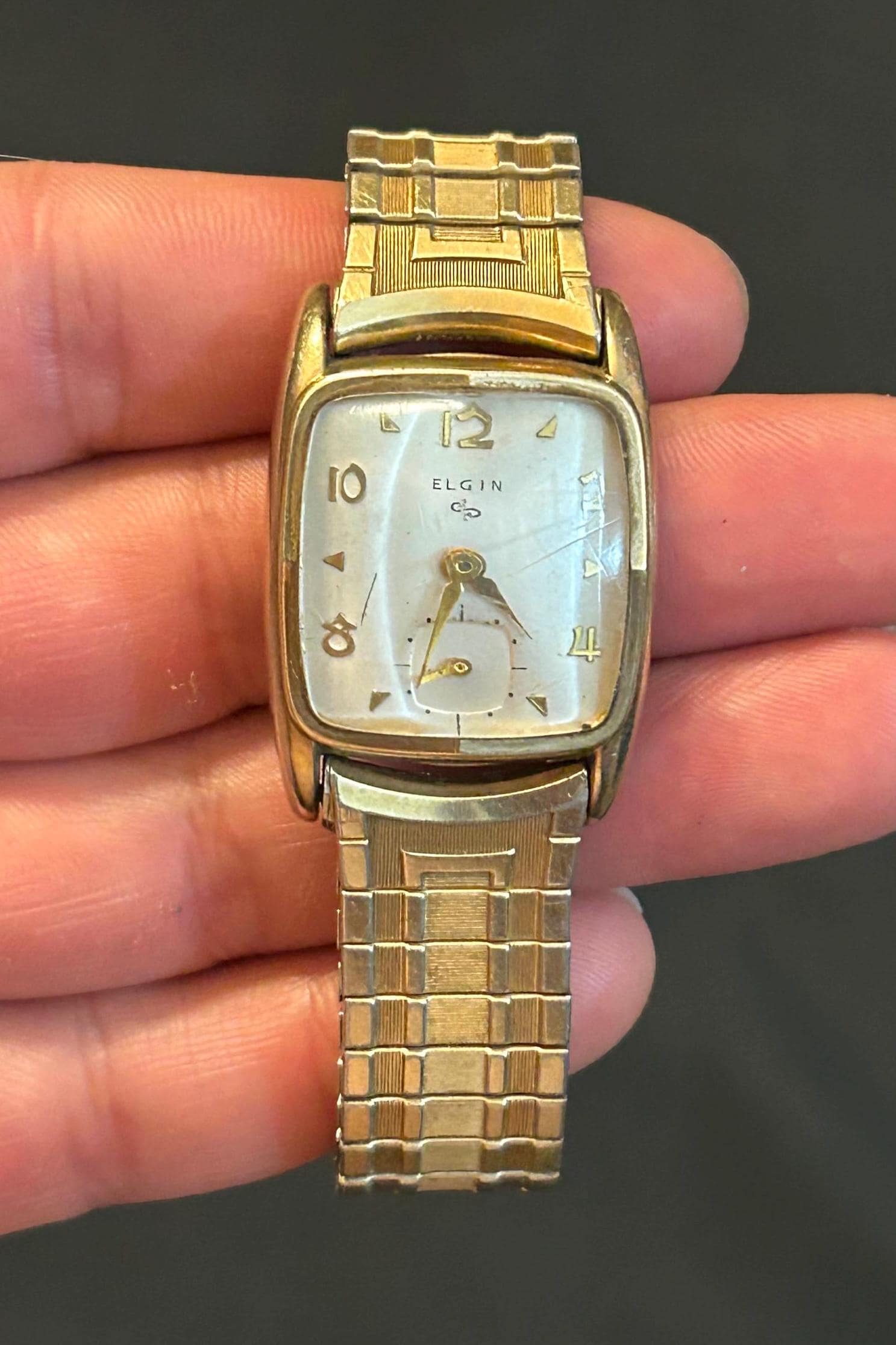 アンティーク ヴィンテージ レア物 エルジン ELGIN スイス製 SWISS 2