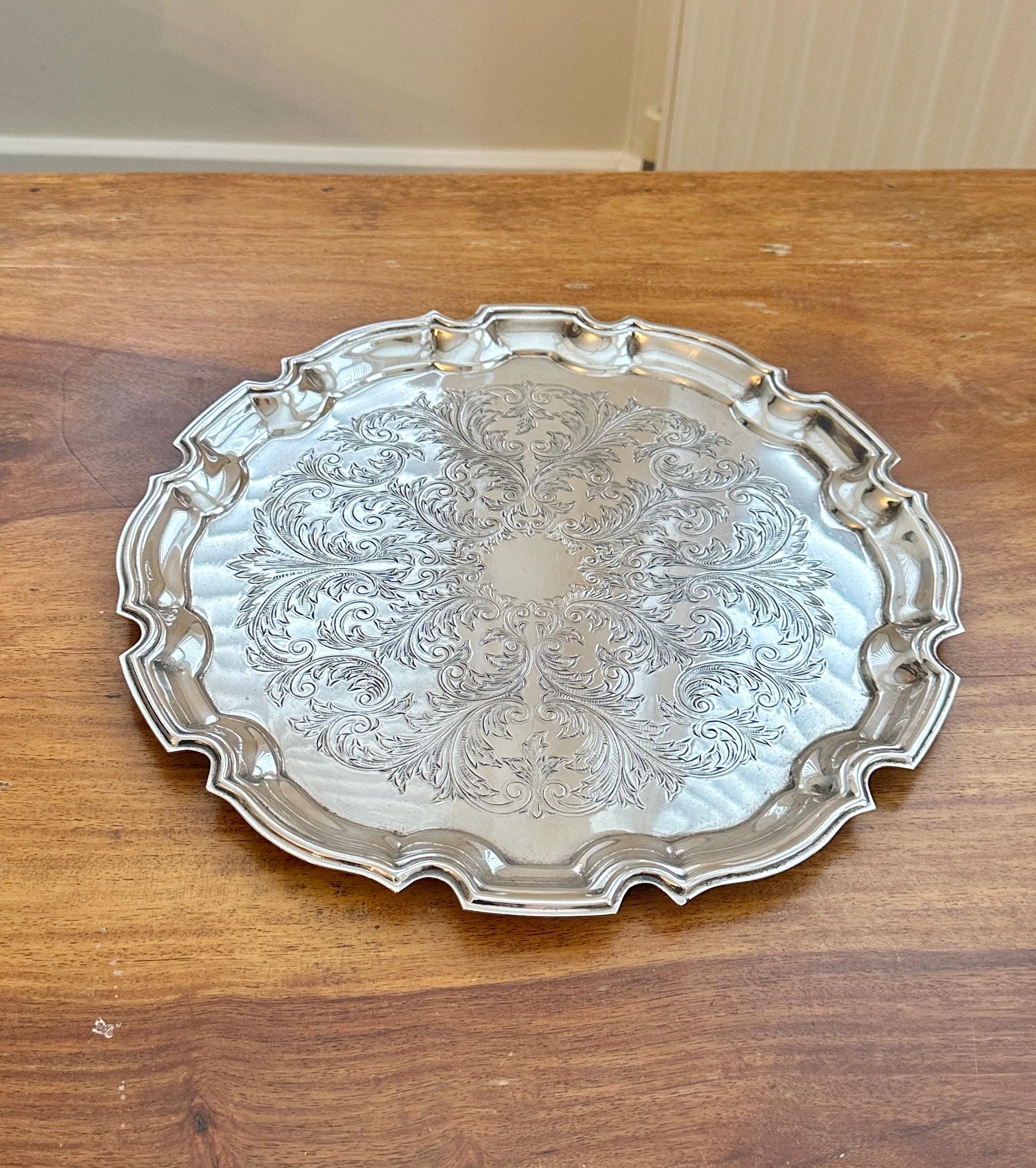 【英国製】Cavalier（キャバリエ）　シルバートレイ　ヴィンテージ Cavalier Silver Plated - Etsy