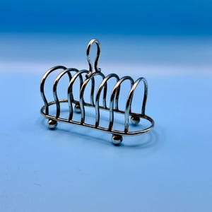 Antique Silver Plated Toast Rack or Letter Holder by Henry Clifford Davis c.1900