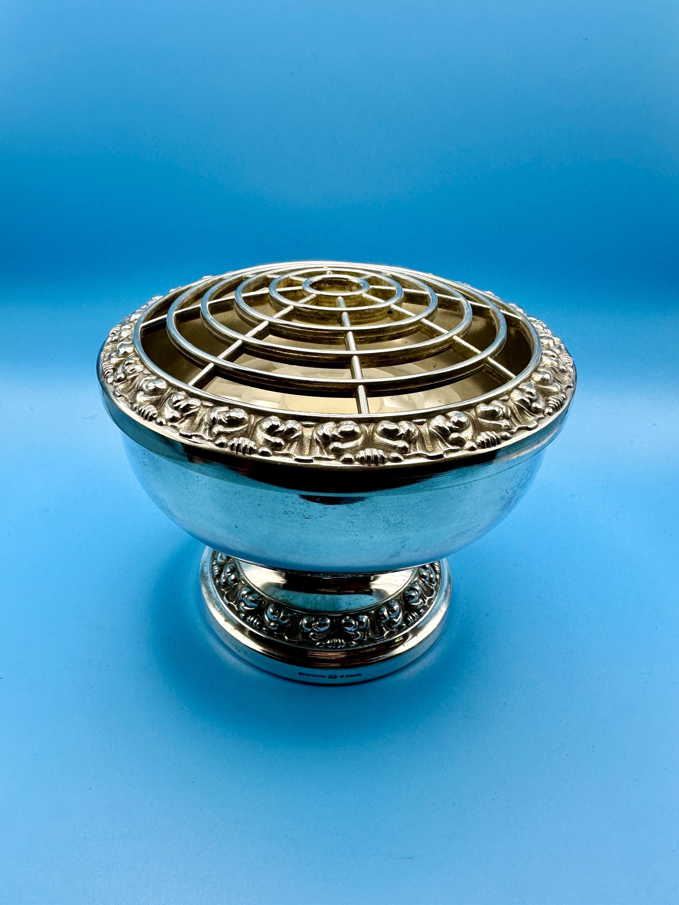 Silver rose bowl - Etsy 日本