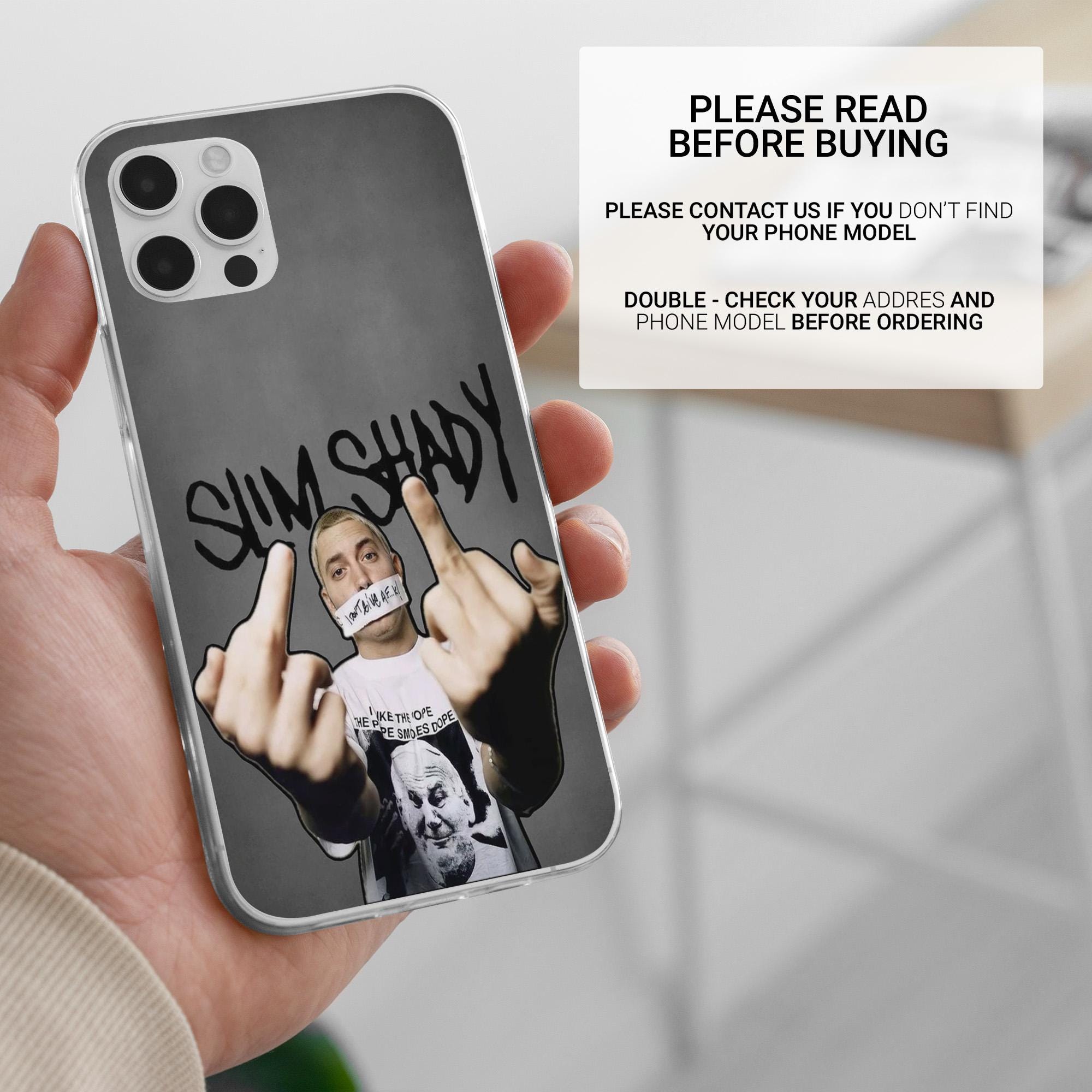 Eminem Phone Case Slim Shady Cover for iPhone 17, 16, 15, 14, 13