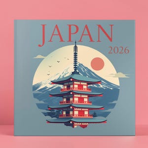 日本旅行フォトブック パーソナライズされたバケーションメモリーブック 8x8 富士山カバー