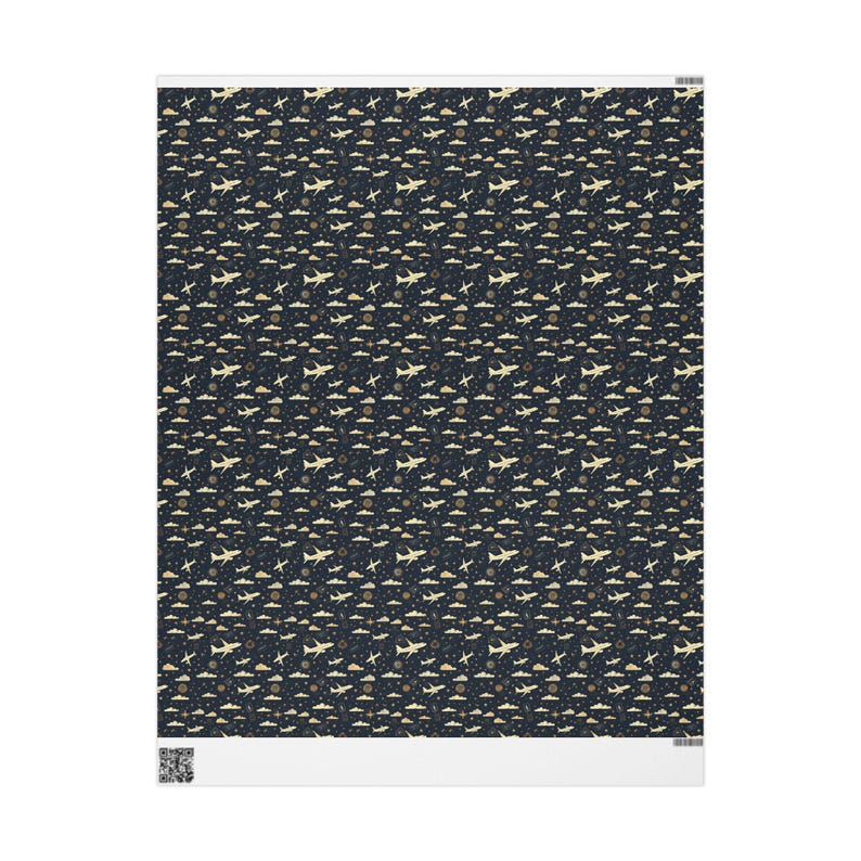 Photo inspiration: Gallery Detail: Aviation Wrapping Paper Airplane Pattern Gift Wrap For Pilots And