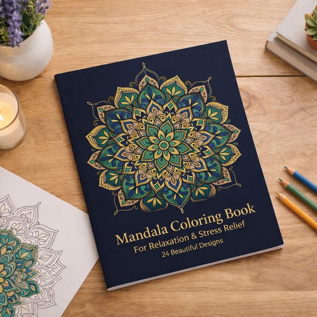 Mandala Coloring Book: Stress Relief & Relaxation Designs for Adults - Etsy