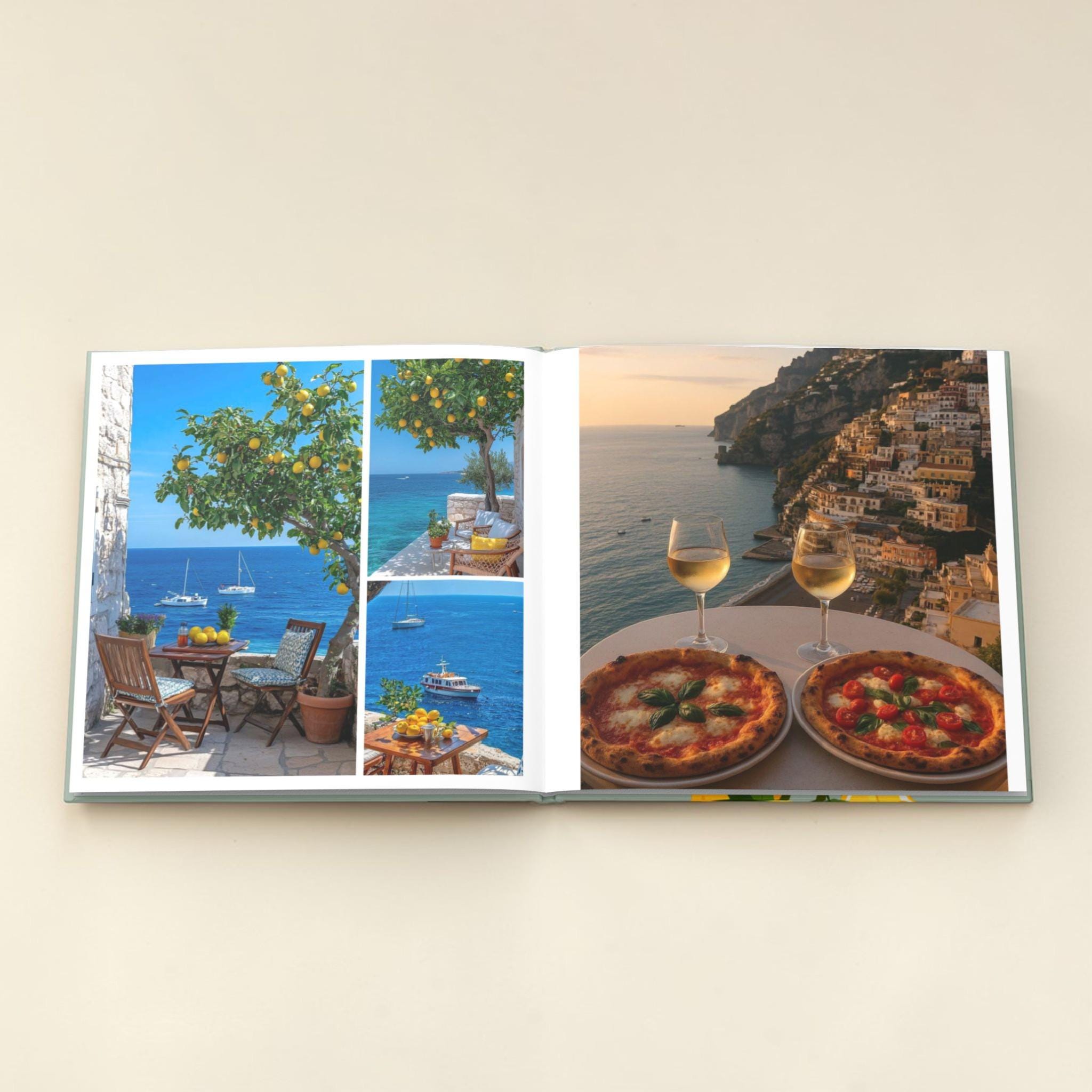 Italy Travel Photo Book 8x8 Custom Vacation Album Personalized