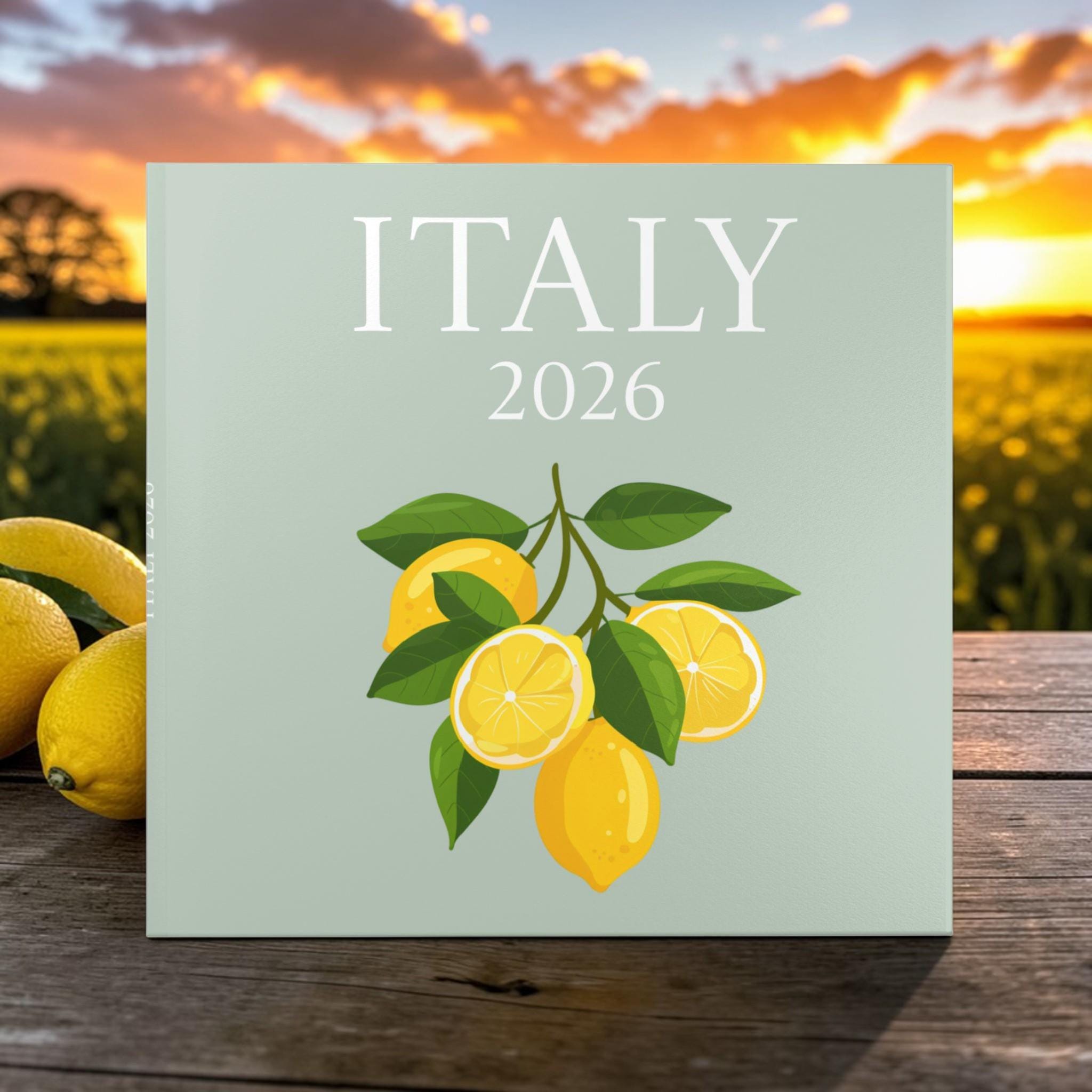Italy Travel Photo Book 8x8 Custom Vacation Album Personalized