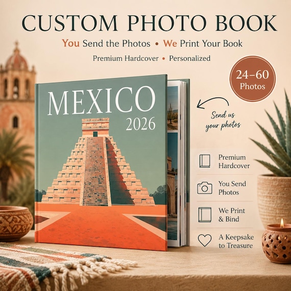 México en contraste 写真集 Mexico Travel Photo Book 8x8 Custom Vacation Album Chichen Itza