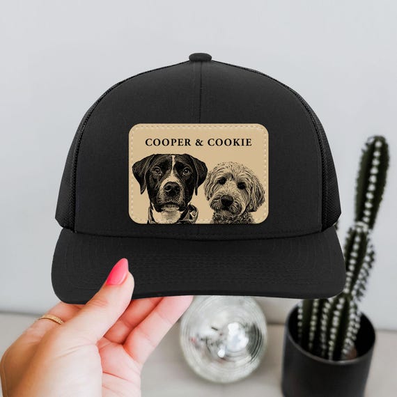 Custom Pet Photo Trucker Hat: Personalized Dog Mom & Cat Dad Gift