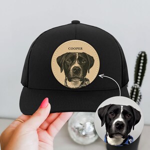 Custom Pet Photo Trucker Hat - Personalized Dog Mom & Cat Dad Cap, New Dog Memorial Gift, Unique Dog Lover Present, Pet Picture Ball Cap