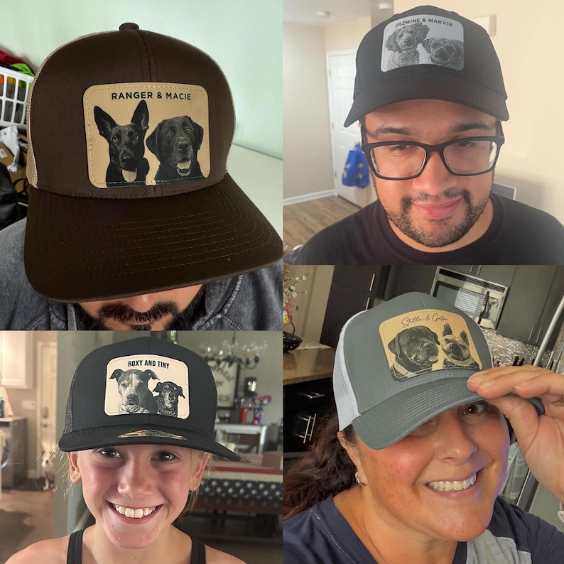 Custom Pet Photo Trucker Hat: Personalized Dog Mom & Cat Dad Gift image 9