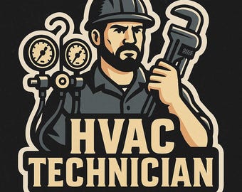 Funny HVAC Worker Decal