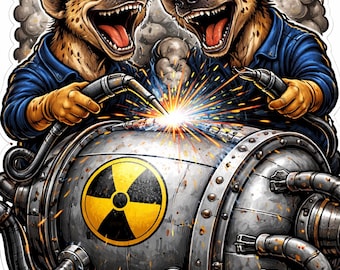 Svetsarklistermärke, stansad vattentät vinyldekal