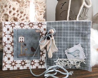 Birdhouse Mini Prayer Quilt: Pocket Prayer Quilt, Bird Lover Gift