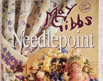 May Gibbs Needlepoint - Australian Embroidery Pattern Book - Vintage 1994 Snugglepot and Cuddlepie