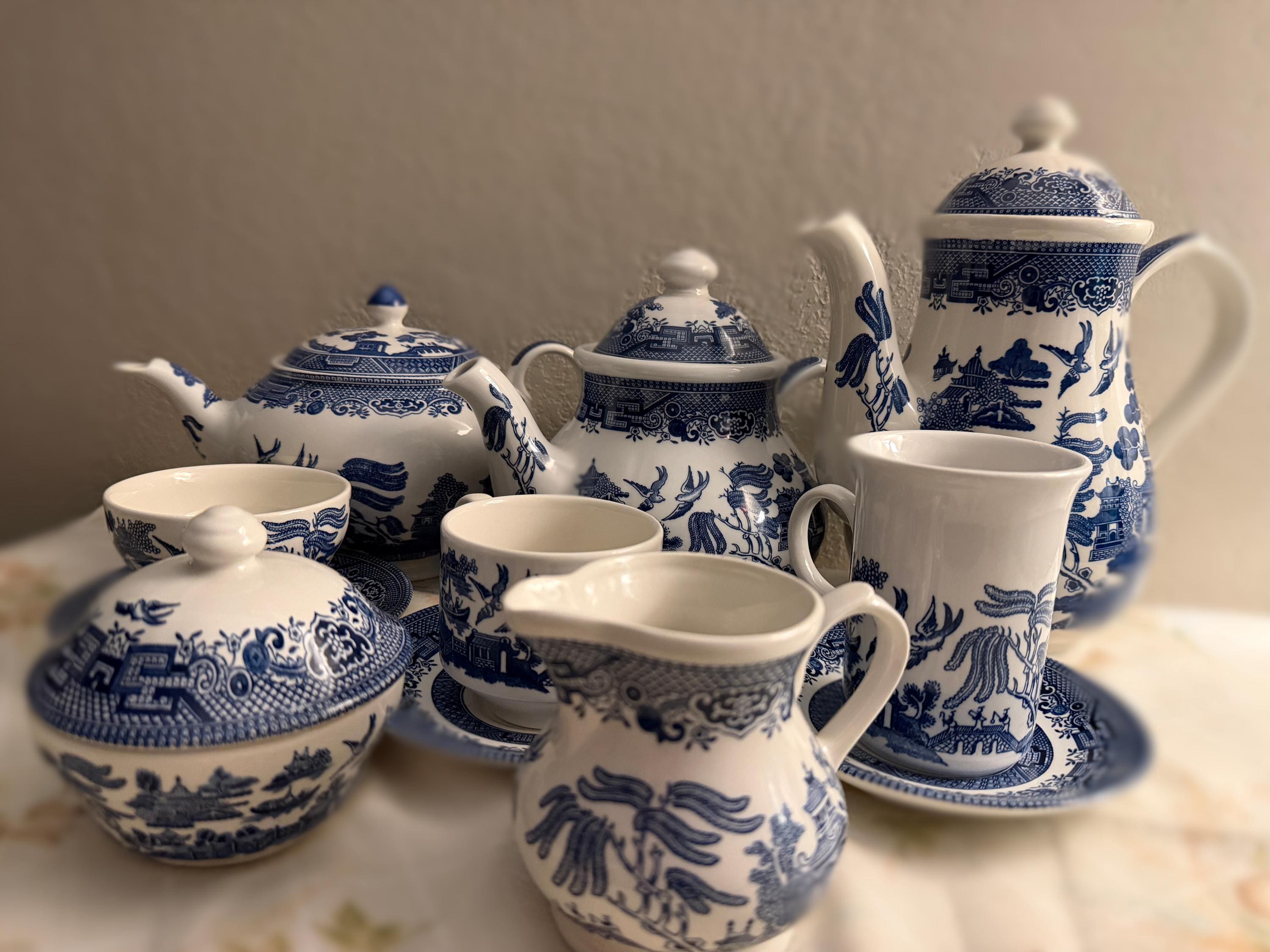 Willow tea set - Etsy 日本