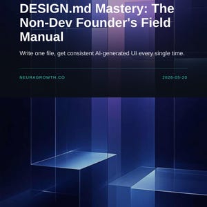 DESIGN.md Mastery: Non-Dev Founder's Guide to Consistent AI UI image 1
