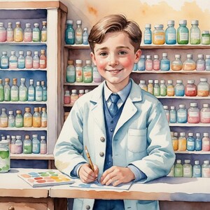 Tarjetas didácticas bilingües sobre profesiones comunitarias: inglés y polaco para niños imagen 6