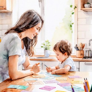 Trilingual Flashcards Spanish English Polish: 80 Print-Cut Cards for Kids image 2