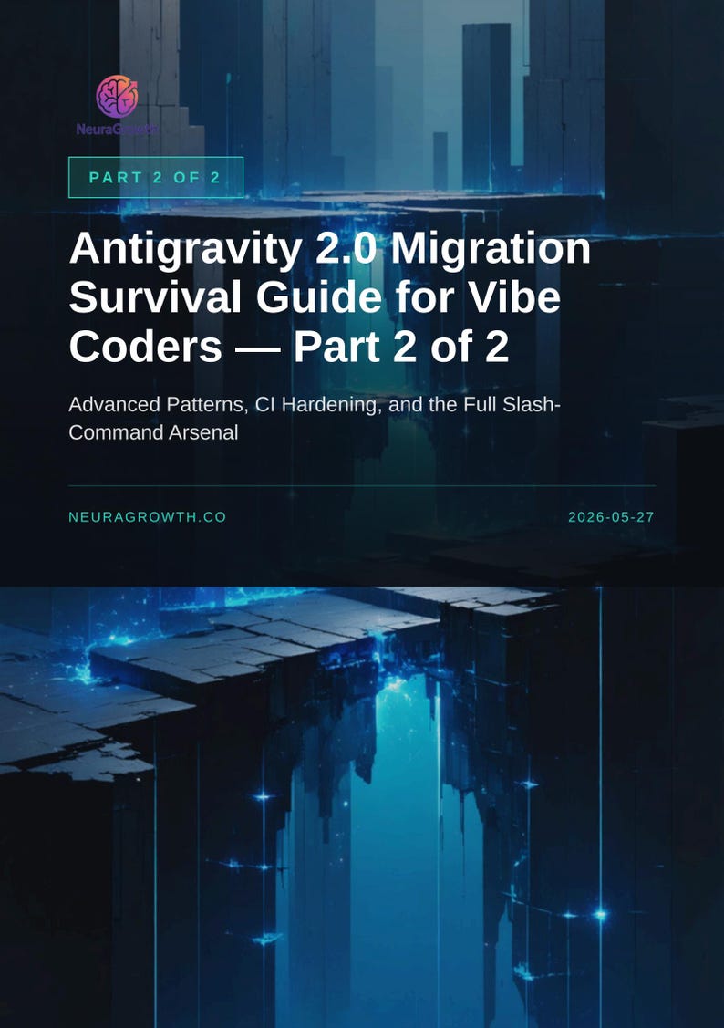 Migratiegids voor Antigravity 2.0: geavanceerde patronen en CLI-beheersing voor Vibe Coders afbeelding 1