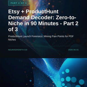 ProductHunt Demand Decoder: Mine Launch Data for Profitable Etsy Niches image 1