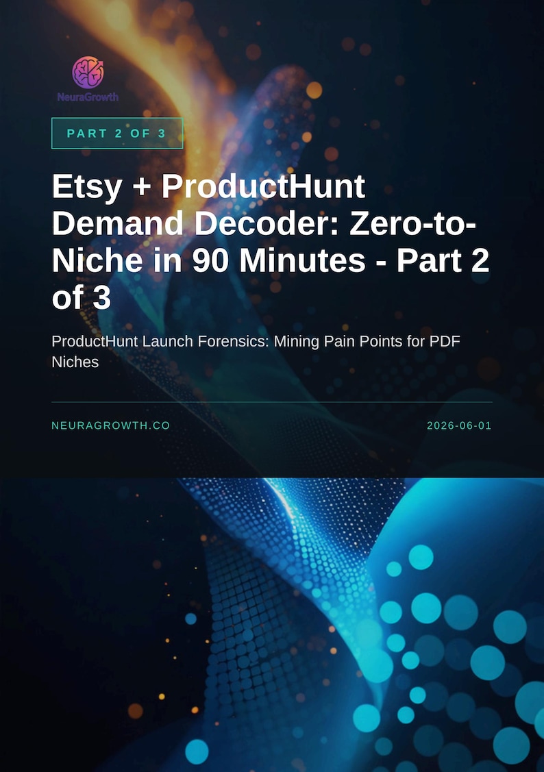 ProductHunt Demand Decoder: Mine Launch Data for Profitable Etsy Niches image 1