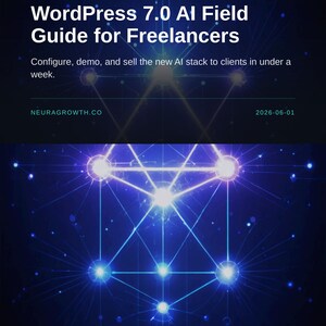 Guía práctica de WordPress 7.0 con IA para autónomos: Configuración y ventas en 7 días
