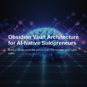 Obsidian Vault Architektur für KI-Native Solopreneurs Bild 1