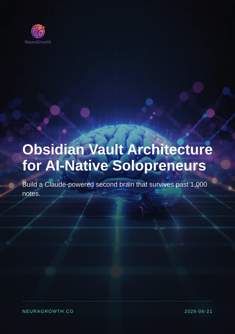 Obsidian Vault Architektur für KI-Native Solopreneurs Bild 1