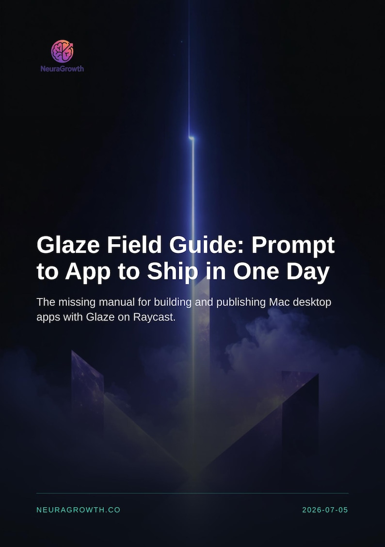 Glaze Field Guide: Build Mac Apps in One Day with Raycast image 1