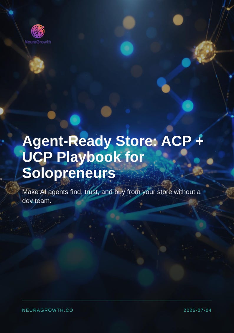 AI Agent Commerce Setup Guide for Solopreneurs: ACP + UCP Playbook image 1
