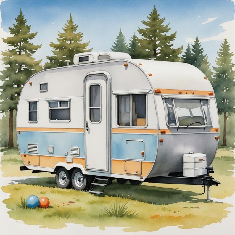 Bilingual Watercolor Flashcards: 40 Vehicles in English and Polish image 7