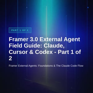 Guia de Campo para Agentes Externos do Framer: Configuração do Claude e do Cursor