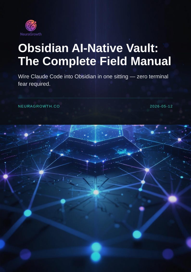 Obsidian AI-Native Vault: Complete Field Manual for Claude Integration image 1