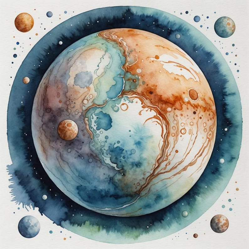 Solar System Brain Deck: 40 Bilingual Astro Flashcards for Kids image 5