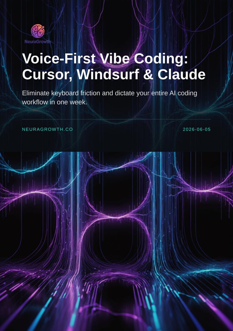 Codificación de vibraciones basada en la voz: Guía de Cursor, Windsurf y Claude imagen 1