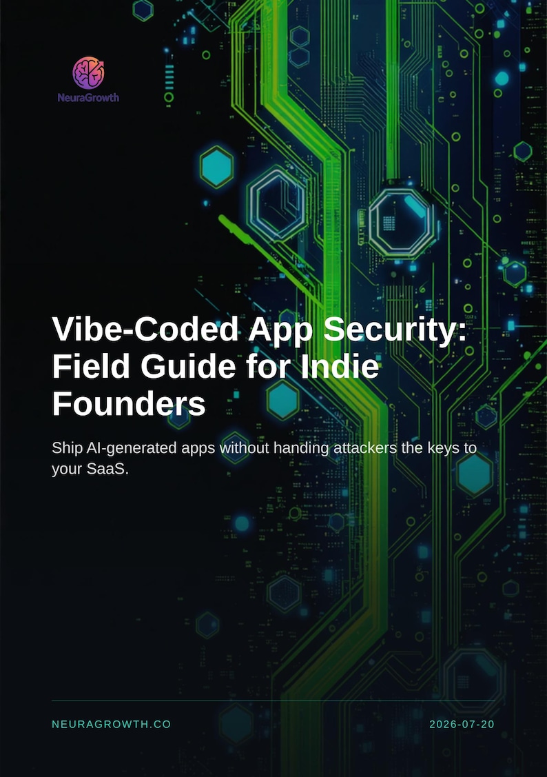 AI App Security Guide for Indie Developers and Founders image 1
