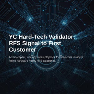 YC Hard-Tech Validator: RFS Signal to First Customer Playbook image 1