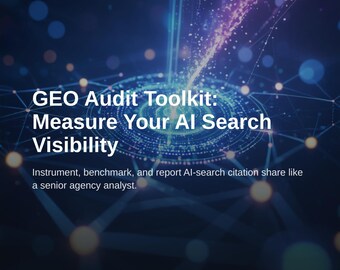 GEO Audit Toolkit: Measure AI Search Visibility and Citations