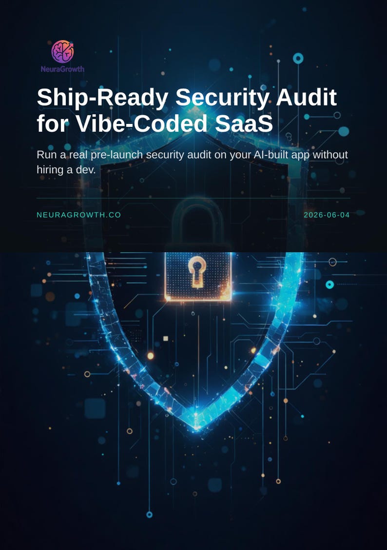 SaaS Security Audit Guide for AI-Built Apps | Pre-Launch Checklist image 1