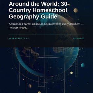 Homeschool Geography Curriculum: 30-Country Guide for Parents image 1