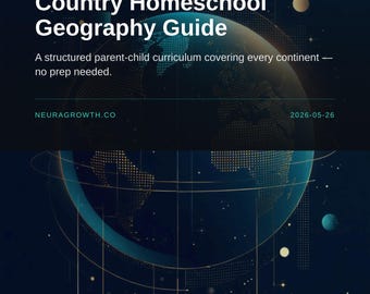 Homeschool Geography Curriculum: 30-Country Guide for Parents
