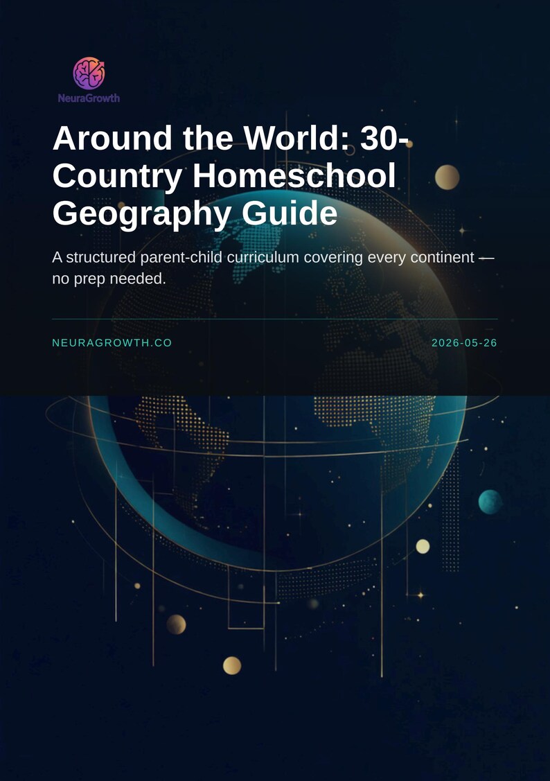 Homeschool Geography Curriculum: 30-Country Guide for Parents image 1